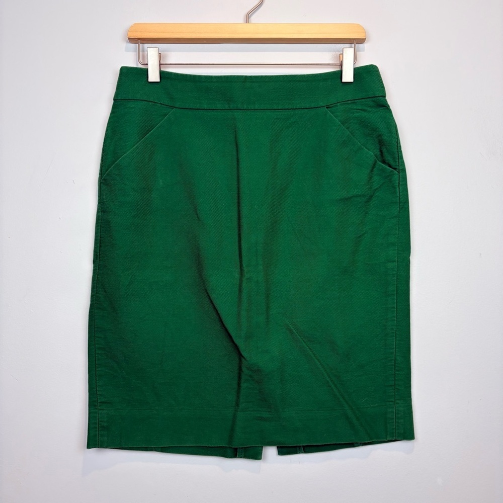 J. Crew The Pencil Skirt 100% cotton Skirt